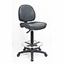 Lorell Millenia Series Vinyl Full Back Task Stool, Adjustable Height, Black (LLR80018)~#|#~1BFD4153-724E-40B5-A2770B8BF66A02E7_sc7