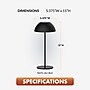 Newhouse Lighting Aurora 15" LED Table Lamp, Black (NHTL-AU-BLK)~#|#~1BFF4C9A-C097-435C-88AABBF89169B068_sc7
