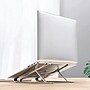 OTM Essentials 11.85" x 2.26" Aluminum Adjustable Laptop Stand, Silver (OB-A2E)~#|#~1C3E4582-CEC0-4A14-BC592B758803EDCC_sc7