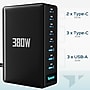 Turonic 380W 8-Port Desktop Charging Station USB-C & USB-A, Black (350H48)~#|#~1C52BD6C-4F88-4A15-A8B206315D9121F1_sc7