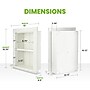 AdirHome 1-Shelf Recessed Wall Mount Shelf, 19" x 12.75" x 4.75", White (515-01-WHI)~#|#~1C53A07F-58A7-476A-A92C3F781A582591_sc7