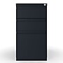 Staples 3-Drawer Vertical File Cabinet, Locking, Letter, Black, 19.88"D (24874D)~#|#~1C558025-6105-41AF-9F05568708D14E7F_sc7