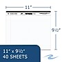 Roaring Spring WIDE Landscape Format Writing Pad, College Ruled, 11 x 9 1/2, White, 40 Sheets~#|#~1C571320-C250-4120-AC087F5C92C0CE6D_sc7