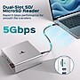 Turonic Dock Hub Pro 15-in-1 Universal Docking Station for Windows and macOS, Silver (BYL-2519)~#|#~1C5F2027-95DF-4AE0-B5375487140BAA51_sc7