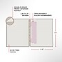 Staples Pro120 Elite™ Flexible Cover Notebook, 8.5" x 11", Narrow Ruled, 90 Sheets, Dusty Pink (ST63368)~#|#~1C83EF57-64B0-41BA-ADECB507E81C0613_sc7