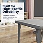 Flash Furniture Wren Square Activity Table, 24" x 24", Height Adjustable, Soft Gray (YUYCX0022SQRSGY)~#|#~1CA37726-CEC4-4096-B59B2059D5F4D76F_sc7