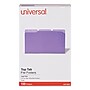 Universal File Folder, 3 Tab, Legal Size, Bright Violet, 100/Box (UNV10525)~#|#~1CA6AA9D-ABC0-4B34-B8D3702BEF4AC72A_sc7