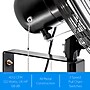 Vie Air Industrial 20" Oscillating Wall Fan, 3-Speed, Black (938122814M)~#|#~1CB6B7C9-33B0-42D1-AC3E09C20308106F_sc7