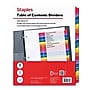 Staples Customizable Table of Contents Numeric Dividers, 1–31 Tabs, Multicolor~#|#~1CC46D2D-002A-44B7-BF1E2978F2919B9A_sc7