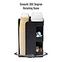 Mind Reader Plastic 8-Compartment Cup and Condiment Carousel Countertop Organizer, Black (CUPOSPIN-BLK)~#|#~1CDC2C22-675C-4CCA-AEDCF9B7B54B2EA0_sc7