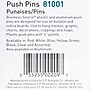 Business Source 1/2" Head Push Pins (BSN81001)~#|#~1CE07CCF-5BAD-4592-B6F5BDB4AA4F608A_sc7