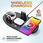 Delton HS1 4-in-1 Wireless Charging Station and Headset Stand, Black (DHSWC1)~#|#~1CEA8C2F-5AC8-4711-9EBA92081806EF15_sc7