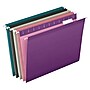 Pendaflex Reinforced Hanging File Folders, 1/5 Tab, Letter Size, Assorted Jeweltone Colors, 25/Box (PFX 4152 1/5 ASST2)~#|#~1CEEC5DC-8E35-409F-93D3F657D76CCFFE_sc7
