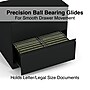 Staples Heavy Duty 2 Drawer Lateral File Cabinet, Letter & Legal Size Documents, 30" W x 18.62" D x 28" H, Black~#|#~1D003BDA-1588-4108-BB420D39714A1097_sc7