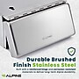 Alpine Industries Stainless Steel Sanitary Napkin Disposal Receptacle, 10" x 3.74", Silver (451-SSB-MK)~#|#~1D0BA679-93C1-47ED-8615D60F6A33FA0A_sc7