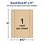 Avery Integrated Cards, 6" x 11", Matte Kraft Brown, 50/Box (95280)~#|#~1D17ADBF-F7A8-40EF-A042E4357C94F267_sc7