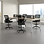 Boss Flip Arm Mesh/Fabric Chair with Footrest and Lumbar Support, Black (B16366BK-BK)~#|#~1D23B4CD-4D82-4162-89C161510145A73A_sc7
