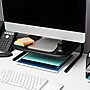 Mind Reader Ventilated Monitor Stand, Holds up to 44 lbs., Metal, Black, 2/Pack (2METMONST-BLK)~#|#~1D3AFBB1-1861-47E2-ACEF9E42FA37B8EE_sc7