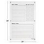 Excello Brands Acrylic Dry-Erase Planning Board, 20" x 30", Black Print (ACRYLBRD-TSK20X30-BLK)~#|#~1D4F4962-565E-4113-86B6842000E163A7_sc7
