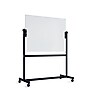 U Brands White Frosted Magnetic Glass Dry Erase Board, Double Sided Rolling Easel, Frameless, 47" x 35" (2368U00-01)~#|#~1D6DB2FE-861D-4D5D-87B3D48A8D105B70_sc7