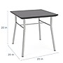 Lesro Mystic 20"W x 20"D Laminate End Table, Sarum Twill/Silver (MG0620.SSV.TST)~#|#~1D72E2BB-9704-4C71-8616B72CE5022772_sc7