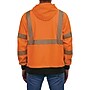 Ergodyne GloWear 8317BK High Visibility Long Sleeve Black Bottom Hooded Sweatshirt, ANSI Type R, Class 3, Orange, Large (22984)~#|#~1D8B6BBC-7DDC-4FC2-8FBD0230F2FAA15F_sc7