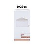 Staples Gummed #6 Business Envelopes, 3 5/8" x 6 1/2", White, 500/Box (187005N)~#|#~1D8F2B15-C3AE-42EB-930D2DEC62D78E1F_sc7