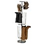 Household Essentials 3‑Tier Adjustable Revolving Shoe Rack with 36 Storage Hooks, Silver (HH2132-1)~#|#~1D941547-B60F-4AB8-9E815FD231B7FBEF_sc7