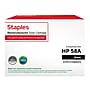 Staples Remanufactured 58A Toner Cartridge Black Standard Yield Replacement for HP 58A~#|#~1DA7521F-CFCF-42BA-BEE61524FC8369BF_sc7