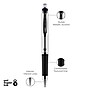 uniball 207 Impact Retractable Gel Pens, Bold Point, 1.0mm, Blue Ink (65871)~#|#~1DC7436F-38C8-4959-9BB48C5E19C3193C_sc7