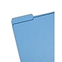 Smead Reinforced File Folder, 3 Tab, Letter Size, Blue, 100/Box (12034)~#|#~sp36187744_sc7
