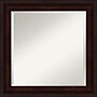 Amanti Art Coffee Bean Brown Frame Wall Mirror, 25.25" x 25.25" (A42674960863)~#|#~1DFB1D1A-B6A3-4C18-AF0A1310986105B5_sc7