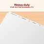 Staples Print‑On Label Dividers, 5‑Tab, White, Customizable Printable Tabs, Letter Size, Organize Binders & Projects, 30 Sets~#|#~1E11D228-2916-4018-B93A85F948219B07_sc7