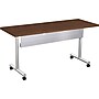 Lorell 42"W x 3"D Training Table Modesty Panel, Steel, Metallic Silver (LLR61631)~#|#~1E1FE894-4995-47DB-A8D6A88D8D24875A_sc7