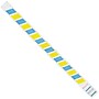 Tyvek Wristbands, 0.75" x 10", Blue/Yellow, 500/Carton (WR105)~#|#~1E2E4245-441F-4236-813407915B75D068_sc7