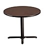 NPS CT Series 36" Round 30" Height Cafe Table, X Base, Black Frame/Mahogany Top (CT13636XDPBTMMY)~#|#~1E40EA53-82DF-4F7B-814FA8A44C2385C9_sc7