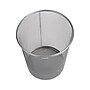 Mind Reader Metal Mesh Trash Can Without Lid, 4.4 Gallon, Silver (1CIRGA-SIL)~#|#~1E5C73C9-C8DE-444D-A629D5FD67460B23_sc7