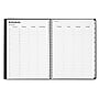 2027 Staples 8" x 11" Weekly & Monthly Appointment Book, Plastic Cover, Black (ST21488-27)~#|#~1E613266-930D-400C-812011C18DB258A7_sc7