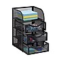 Mind Reader 4-Compartment Metal Desk Organizer, Black (MESHMINI-BLK)~#|#~1E66D4BD-E24F-48BB-8BAEAA3D1F6EA19D_sc7