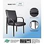 Boss Leather Guest Chair, Black (B689)~#|#~1E67A92A-5971-495F-BD60630BC97788EC_sc7