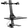 Mount-It! 28"W Electric Adjustable Standing Desk Converter with Dual Monitor Mount, Black (MI-7952)~#|#~1E68B77A-820E-40BD-81FED95886EF0684_sc7