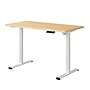 FlexiSpot ET155E 48"W Electric Rectangular Adjustable Standing Desk, Maple/White (ET155W-4824M)~#|#~1E6CECFE-0DDB-43AC-A2CCDC2725AB3108_sc7