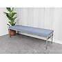 Lesro Avon 3-Seat Bench, Chambray Light Navy/Silver (AV3001.SSV-01CHLN)~#|#~1E802C51-181F-47FF-B2B0D84DC3228672_sc7