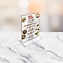 Azar Sign Holder, 5" x 7", Vertical, Table Top, Clear, Acrylic, 10/Pack (142710)~#|#~1E842FB7-3AFD-45F4-8D84F3D752780593_sc7