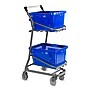 Versacart Double Basket Shopping Cart, Metallic Grey (101-006 MTG)~#|#~1E8474A9-20E4-4F9F-89C665F14AB4353A_sc7