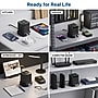 Uncaged Ergonomics Wireless Cube Power Strip with 15W Wireless Charger, 4 AC Outlets, 4 USB Ports, 10' Cord, Black (WC-10-B)~#|#~1EA015C0-831C-4FDF-83D1BD3BE90F8032_sc7