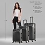 DUKAP INCEPTION 3-Piece Hardside Spinner Carry-On Luggage Set, TSA Checkpoint Friendly, Black (DKINCSML-BLK)~#|#~1EA434DD-CD29-40ED-9F3EC747413AD764_sc7