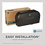 Georgia-Pacific Jumbo Jr. Dual-Roll Toilet Paper Dispenser, Black (59210)~#|#~1EB004CA-4F7F-46F2-A26F3BB6ADBFAFAE_sc7