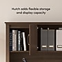 Bestar Logan 66"W U or L Shaped Desk with Hutch, File Cabinet, and Bookcase, Antigua (46851-52)~#|#~1EBBB00F-DB4B-4E1A-BAD582BEFEB2CA47_sc7