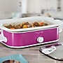 Elama 3.5 Quart Slow Cooker, Purple (935123732M)~#|#~1ED4670C-7822-48D1-A99EE5186608CA42_sc7